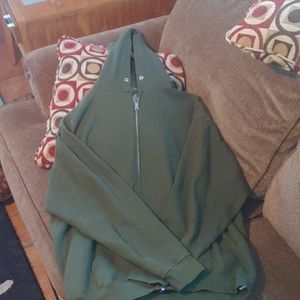 One hoody and one sweat shirt